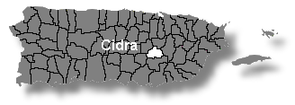 mapa cidra